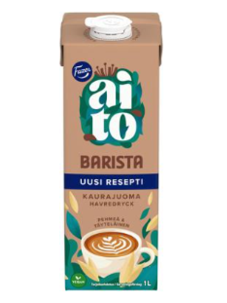 Напиток овсяный Fazer Aito Barista UHT 1л