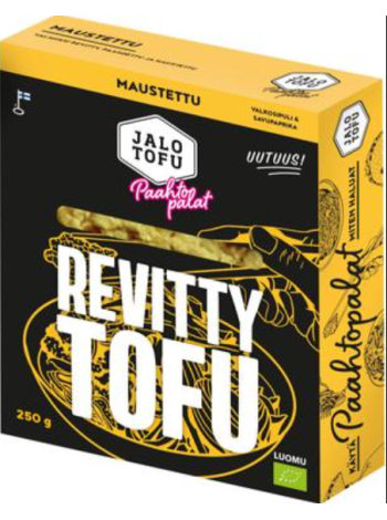 Органические жареные кусочки рваного тофу с приправами Jalotofu revitty tofu 250г