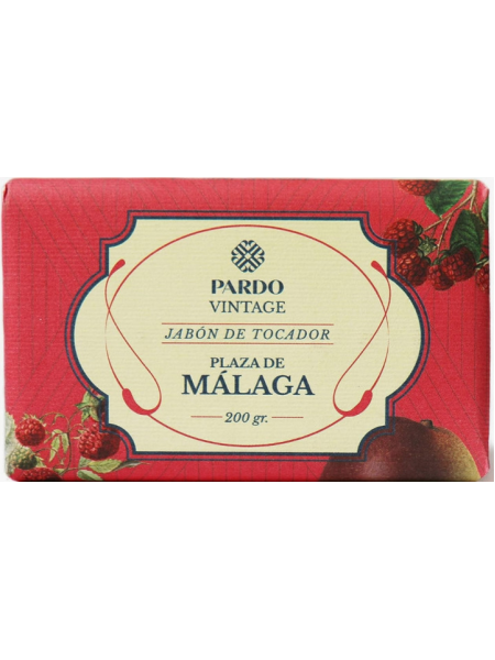 Мыло натуральное Pardo Vintage Malaga 200г с ароматом манго и малины