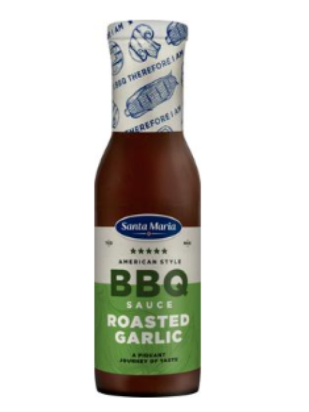 Соус барбекю с жареным чесноком Santa Maria BBQ Sauce Roasted Garlic 335г