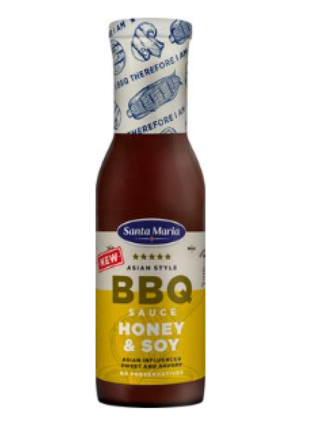 Соус барбекю Santa Maria BBQ Sauce Honey & Soy 350 г мед и соя