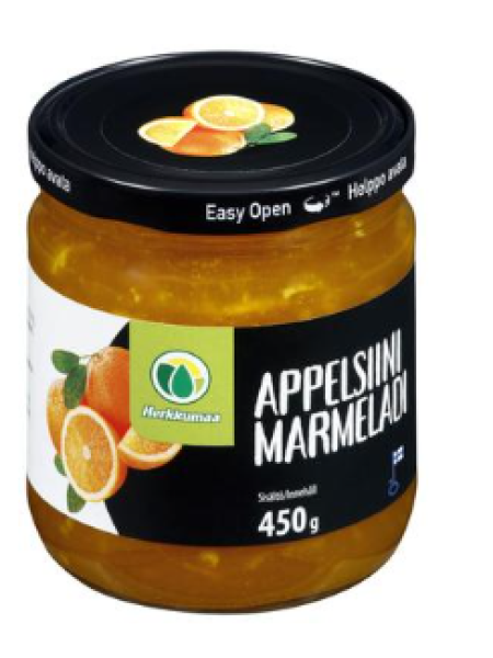 Апельсиновый мармелад Herkkumaa appelsiinimarmeladi 450г