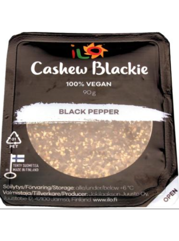 Веганский сыр с черным перцем Ilo Cashew Black Pepper 90г