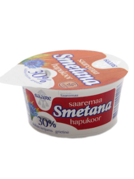 Сметана эстонская SAARE Smetana 30% 150г