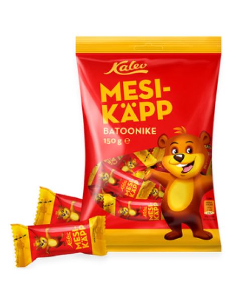 Конфеты батончики Kalev Mesikäpp batoonike 150г