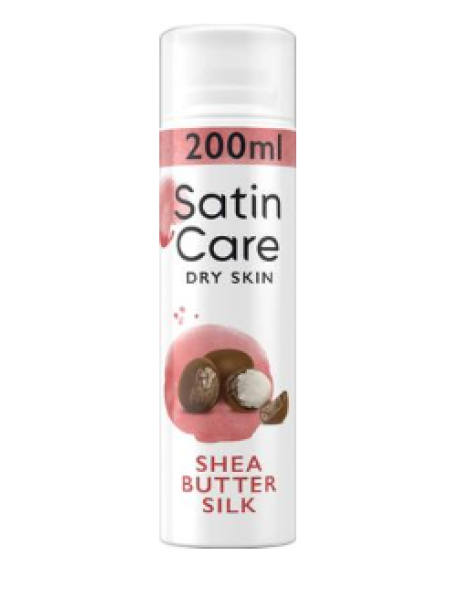 Гель для бритья Gillette Satin Care 200мл с маслом ши