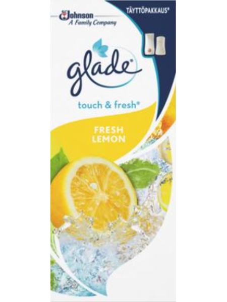 Сменный блок для освежителя воздуха Glade Touch & Fresh Lemon 10мл