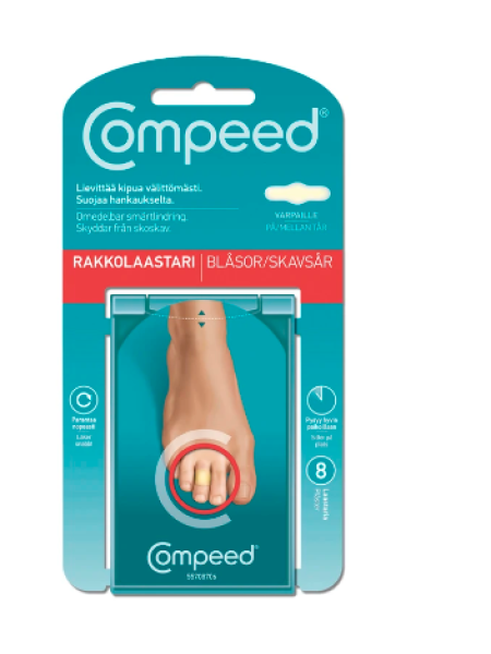 Блистер от влажных мозолей между пальцами COMPEED 8шт малый