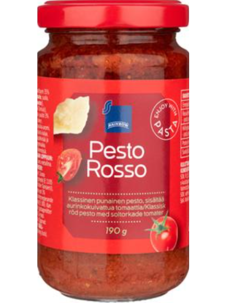 Классический итальянский красный песто с вялеными томатами Rainbow Pesto Rosso 190 г 