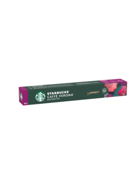 Кофейные капсулы Starbucks Nespresso Caffé Verona Ristretto 10 капсул/55 г
