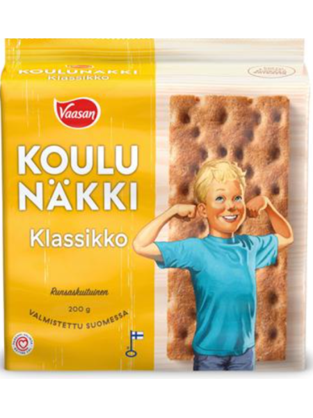 Хлебцы ржаные VAASAN KOULUNÄKKI Klassikko 200г c тмином