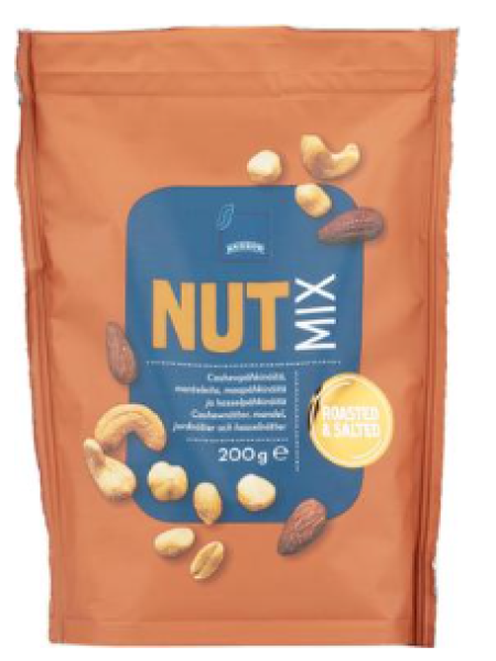 Смесь жареных и соленых орехов Rainbow Nut Mix 200г