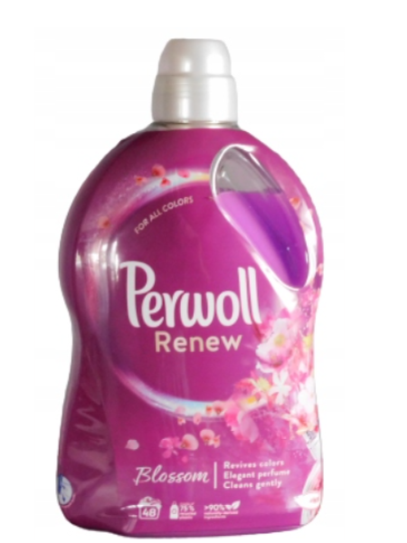 Жидкость для стирки всех типов тканей Perwoll Renew Blossom 2,88л