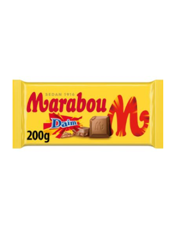 Плиточный шоколад Marabou Daim 200г