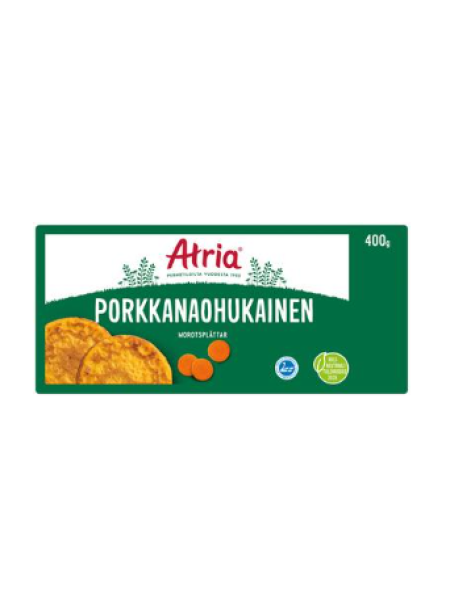 Морковные оладья Atria porkkanaohukainen 400г