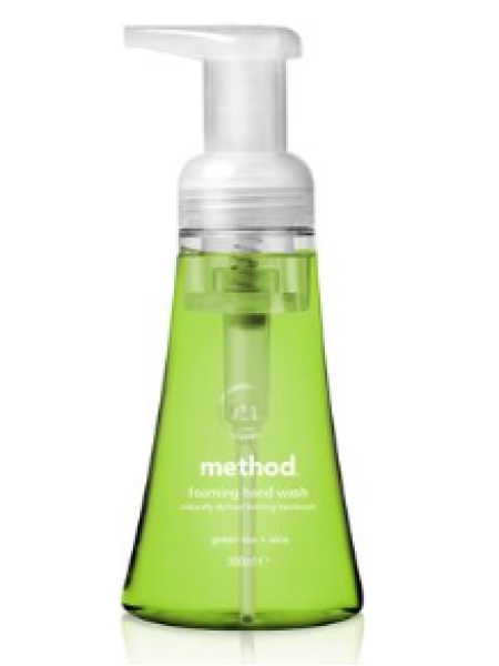 Жидкое мыло Method Vaahtosaippua GreenTea 300мл зеленый чай алоэ вера
