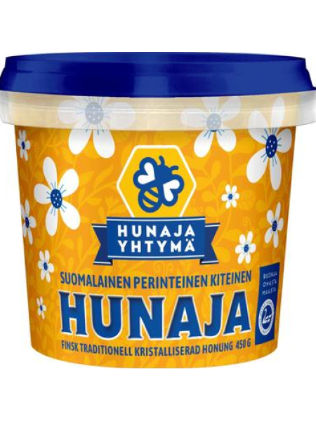 Традиционный кристаллический мед Hunajayhtymä Suomalainen perinteinen hunaja 450г