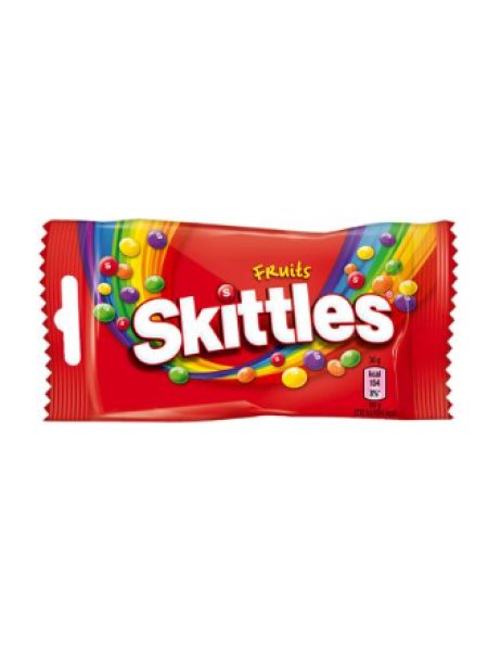 Фруктовые драже Skittles c разноцветной глазурью 38г