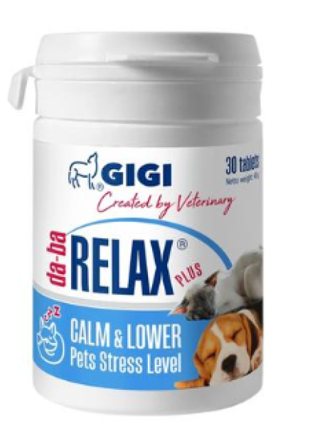 Успокоительное средство для кошек и собак GIGI Da-ba Relax Plus 30таб