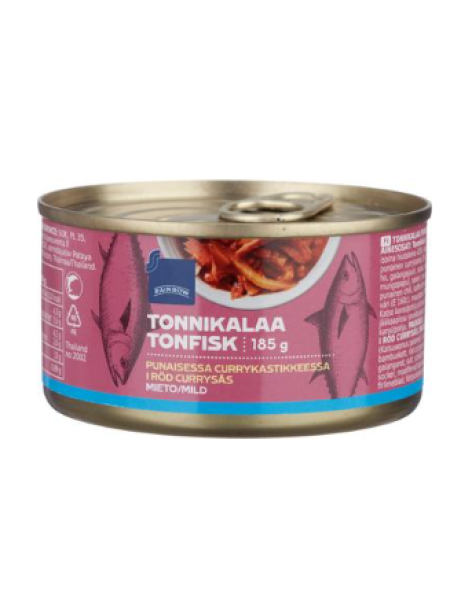 Тунец в красном соусе карри Rainbow Tonnikalaa 185/80 г 