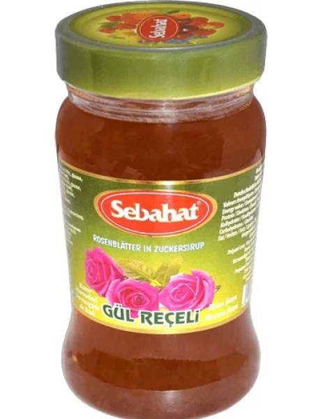 Джем из лепестков роз Sebahat 360г
