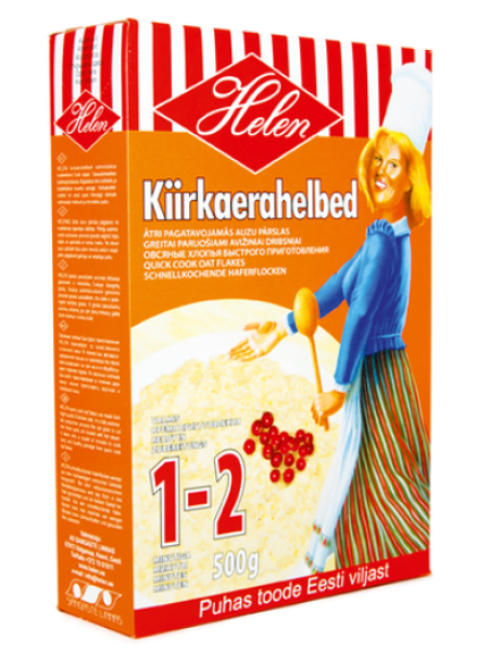 Овсяная каша быстрого приготовления HELEN Kiirkaerahelbed 500 г