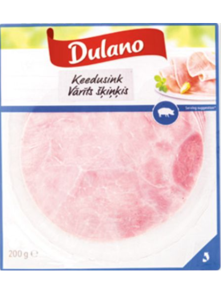 Вареная ветчина в нарезке Dulano 200г