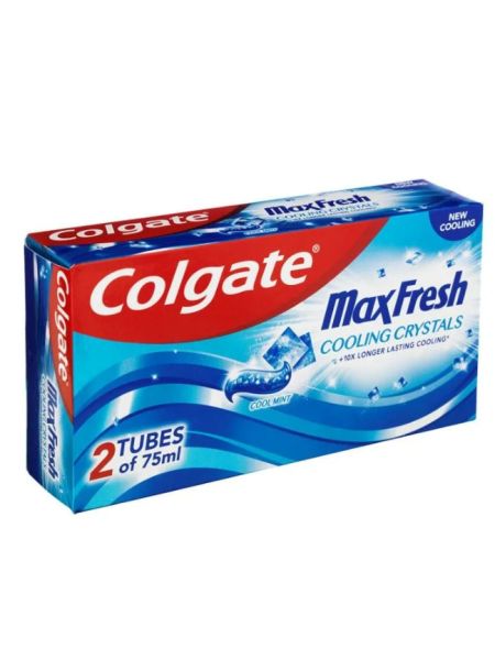 Зубные пасты Colgate Max Fresh Cooling Crystals 2x75мл
