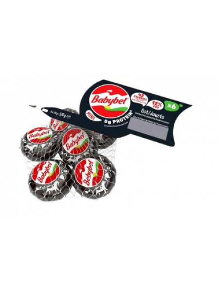 Сыр в сеточке Mini Babybel juusto Protein 120г без лактозы