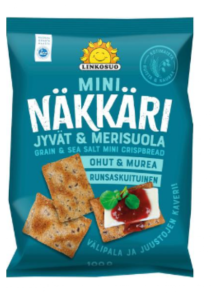 Хлебцы из овсяной и ржаной муки Mininäkkäri 100г