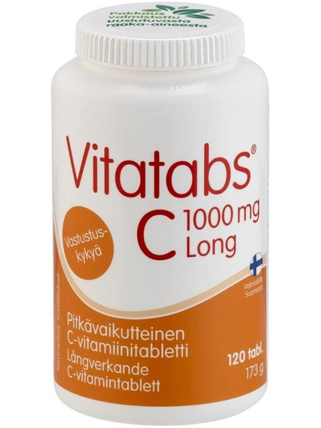Витамины Vitatabs C Long 1000 мг 120 таблеток