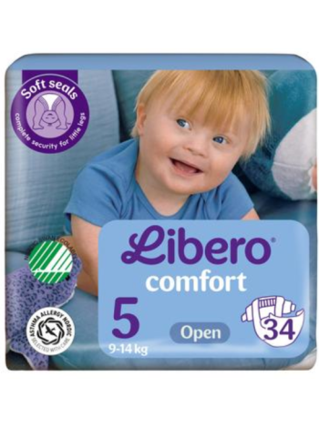  Подгузники LIBERO Comfort tape размер 5 34 шт вес 9-14 кг