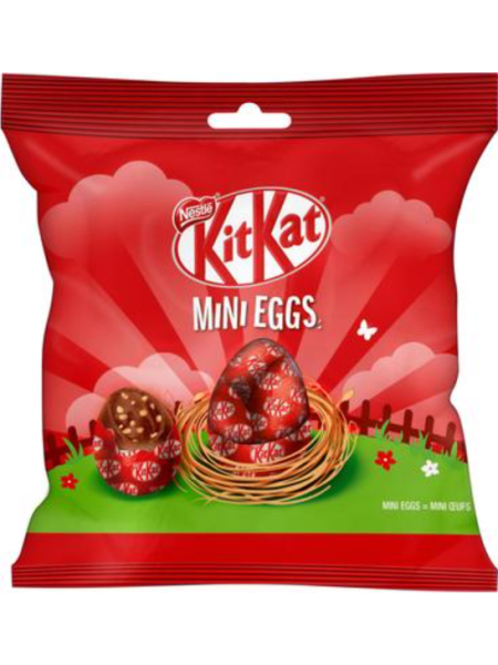 Мини-шоколадные яйца пасхальные KitKat 90г