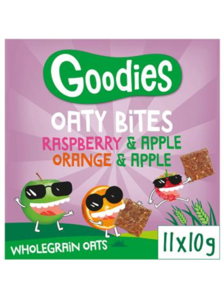 Цельнозерновые овсяные батончики Goodies Oaty Bites 11 шт 110 г 
