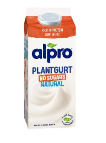 Ферментированный соевый продукт Alpro Plantgurt 750 г без ароматизаторов и без сахара 