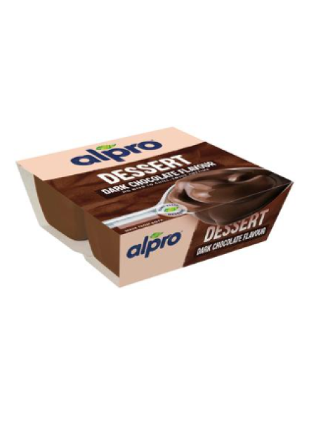 Соевый шоколадный пудинг Alpro Dark Chocolate 4x125г