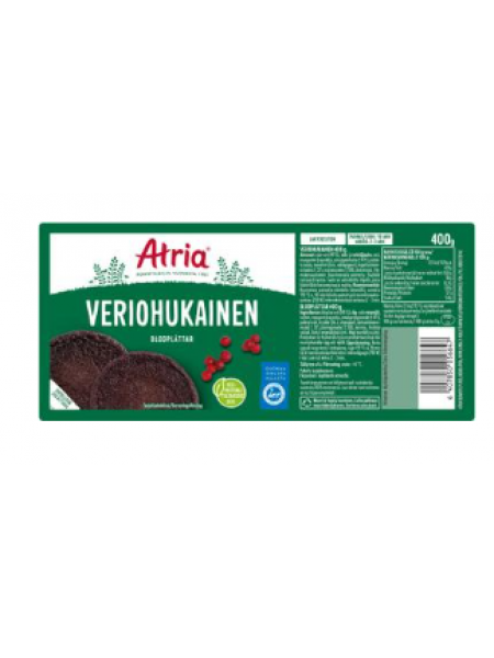 Блинчики из свиной крови Atria veriohukainen 400г