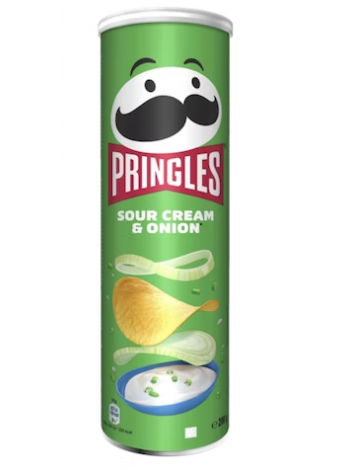 Чипсы со сметаной и луком Pringles Sour Cream & Onion 185г