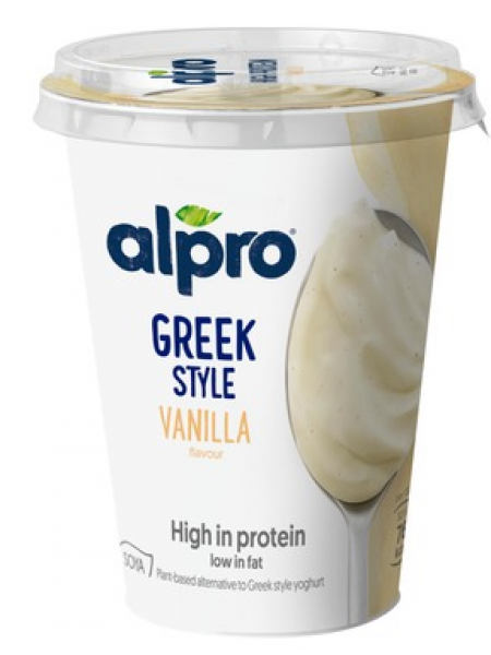 Соевый ванильный йогурт Alpro Greek Style Vanilja 400г