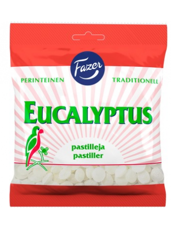 Эвкалиптовые пастилки Fazer Eucalyptus Pastilleja 200г