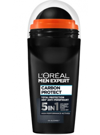 Шариковый антиперспирант L'oréal Paris Men Expert Deo Carbon Protect 5In1 50мл