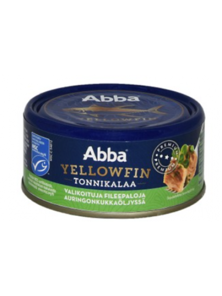 Желтоперый тунец в масле Abba Msc Yellowfin Tonnikalaa Öljyssä 150/105г