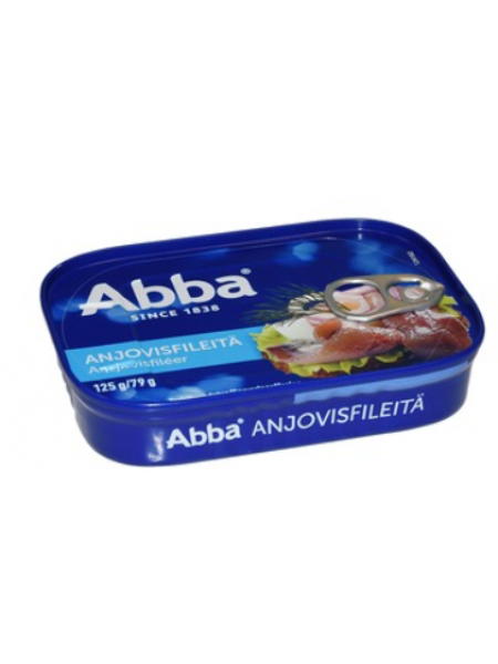 Филе анчоусов в специях Abba Anjovisfilee 125/79г