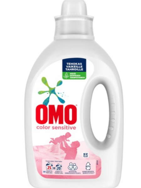 Жидкий стиральный порошок без запаха Omo Color Sensitive 0.92л