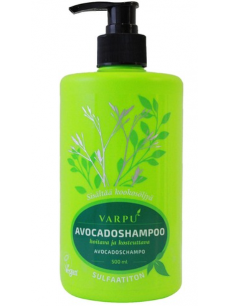 Шампунь без сульфатов Varpu Avocado Shampoo Sulfaatiton 500мл авокадо 