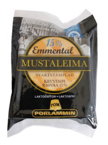 Сыр Porlammin Mustaleima Emmental 15% 280г