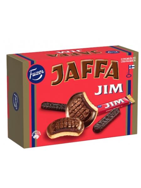 Печенье Fazer Jaffa Jim шоколадное с фруктовым вкусом 300г