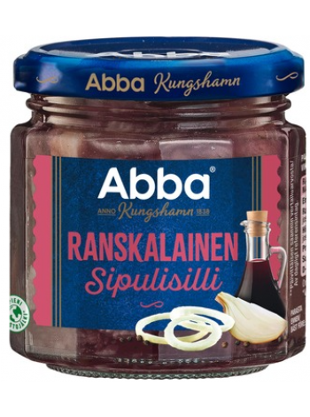 Сельдь Abba Ranskalainen Sipulisilli 240 / 120 г с луком в стекле