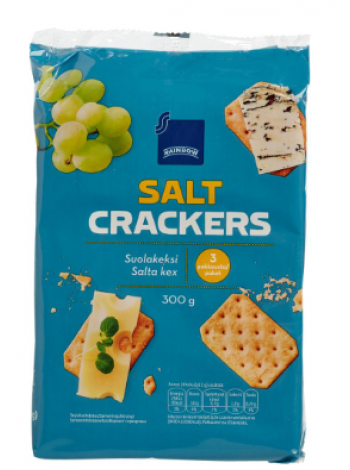 Крекеры Rainbow Salt Crackers suolakeksi 300г