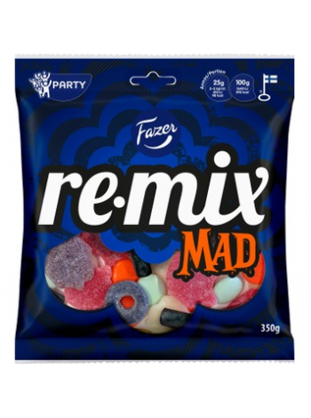 Ассорти жевательных конфет Fazer Remix Mad 350г